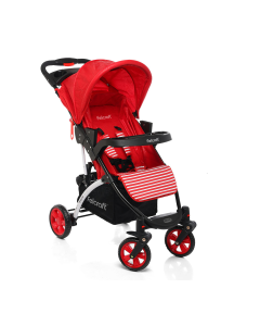 COCHE RIDER TRIANA CON BUTACA ROJO