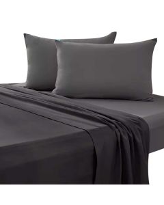 SABANA SOFT TOUCH 1 PLAZA GRIS OSCURO